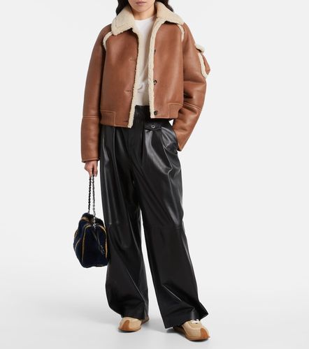 Loewe Lederjacke mit Shearling - Loewe - Modalova