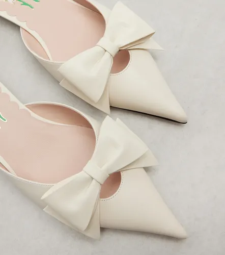 Bow-detail leather mules - Valentino Garavani - Modalova