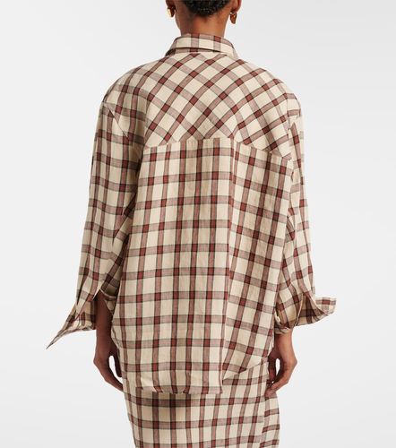 Rohe Checked linen shirt - Rohe - Modalova