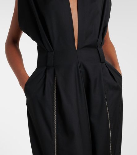 Halterneck virgin wool jumpsuit - Coperni - Modalova