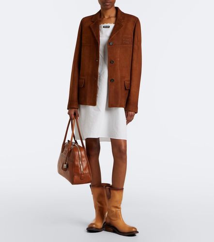 Miu Miu Suede jacket - Miu Miu - Modalova