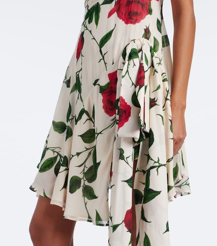 Abito corto con stampa floreale - Blumarine - Modalova