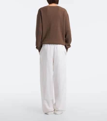 Kriza cotton poplin wide-leg pants - The Row - Modalova