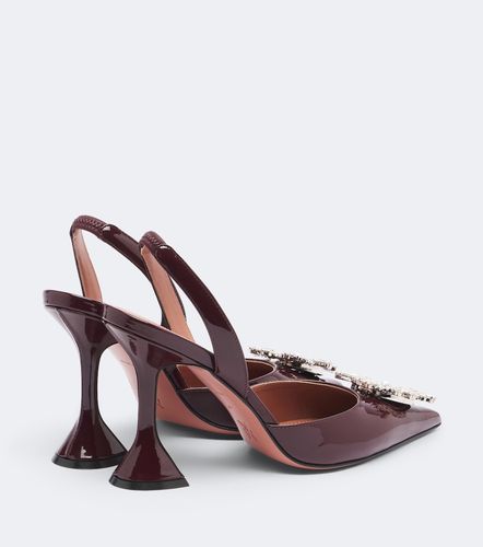 Pumps slingback Begum in vernice - Amina Muaddi - Modalova