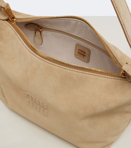 Spirit Small suede shoulder bag - Miu Miu - Modalova