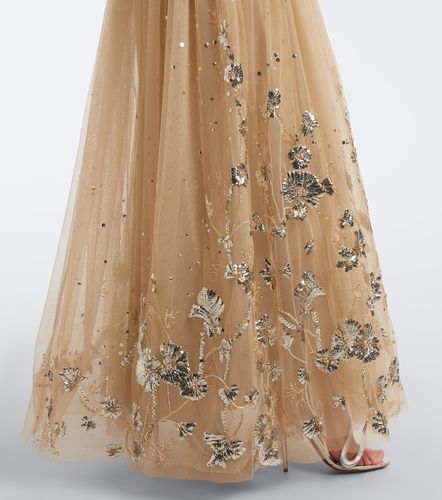 Verzierte Robe aus Tüll - Georges Hobeika - Modalova