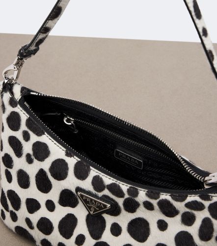 Bolso al hombro Mini de pelo estampado - Prada - Modalova