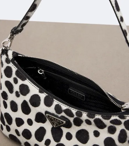 Borsa a spalla Mini in cavallino - Prada - Modalova