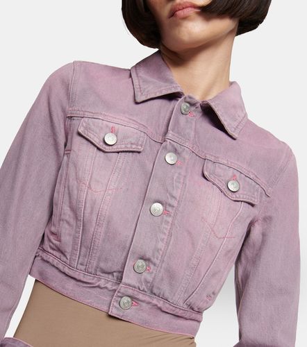 Cropped denim jacket - MM6 Maison Margiela - Modalova
