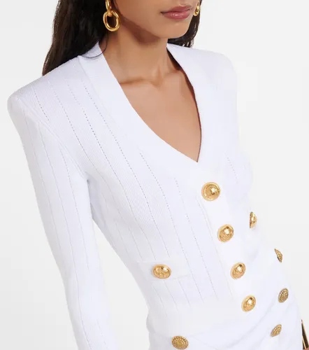 Balmain Cárdigan acanalado - Balmain - Modalova