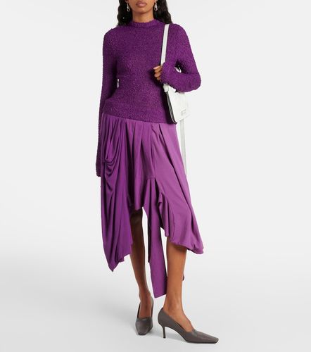 Abito midi Damage in cotone plissé - Acne Studios - Modalova