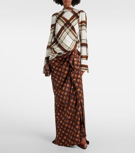 Gonna lunga in seta a pois - Dries Van Noten - Modalova