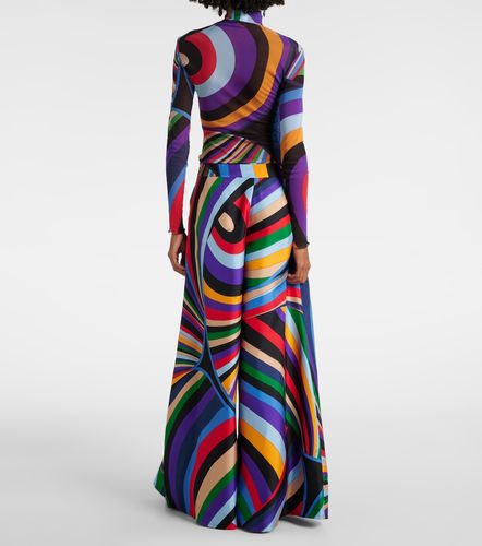 Pantaloni Iride in seta a gamba larga - Pucci - Modalova