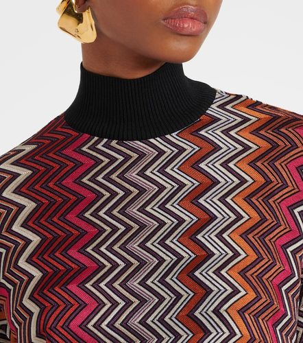 Rollkragenpullover aus Häkelstrick - Missoni - Modalova