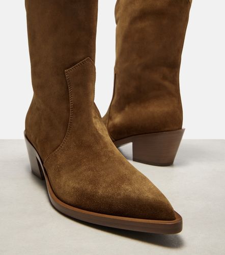Western 45 suede booties - Gianvito Rossi - Modalova