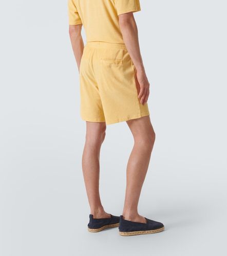 Shorts Faustino de felpa algodón y lino - Frescobol Carioca - Modalova