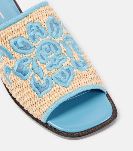 Etro Leather espadrille slides - Etro - Modalova