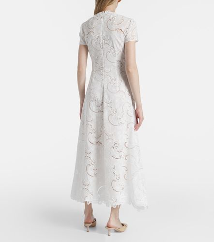 Abito midi in pizzo guipure - Oscar de la Renta - Modalova