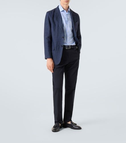 Camicia in jacquard di cotone con stampa floreale - Etro - Modalova