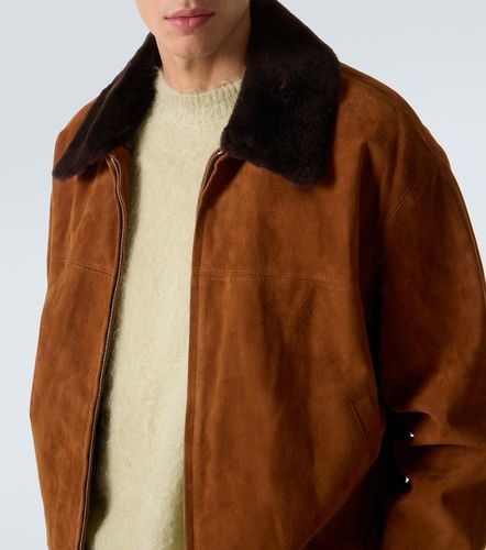 Blouson aus Veloursleder mit Shearling - Auralee - Modalova