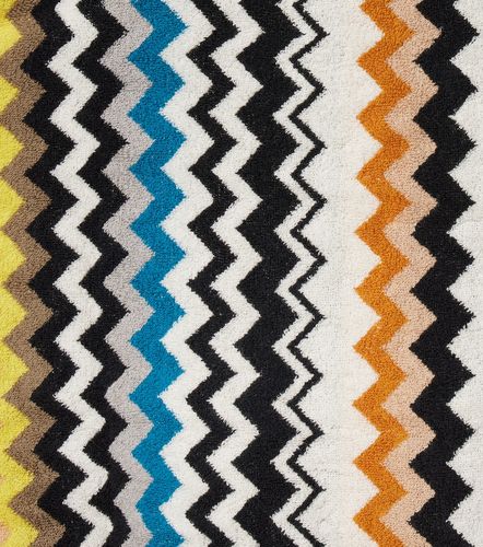 Bata de rizo de algodón en zigzag - Missoni - Modalova