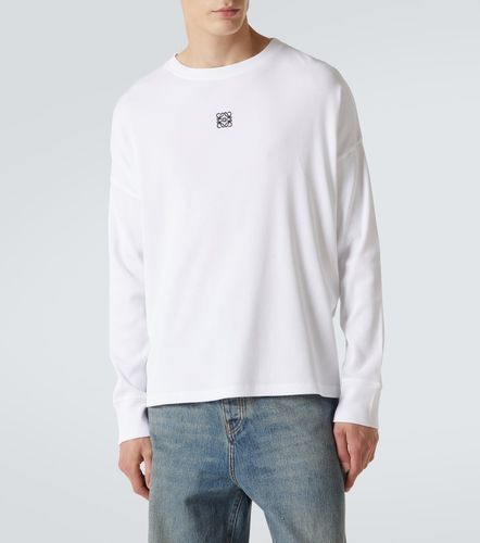 Camiseta acanalada de algodón con anagrama - Loewe - Modalova