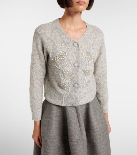 Beaded alpaca and wool-blend cardigan - Jacques Wei - Modalova