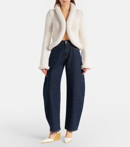 Alaia Padded wool-blend cardigan - Alaia - Modalova