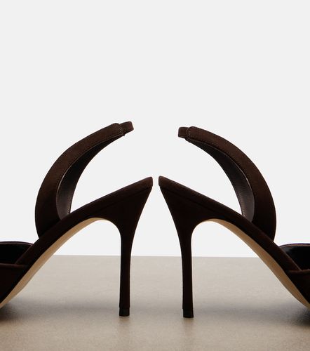 Pumps slingback Borelapla in suede - Manolo Blahnik - Modalova