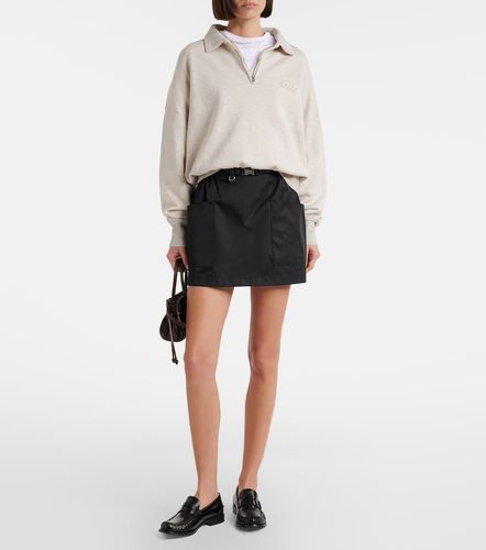 Minifalda de Re-Nylon con cinturón - Prada - Modalova