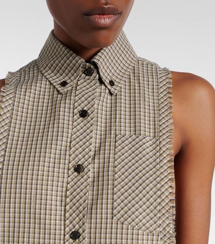 Versace Camicia in cotone a quadri - Versace - Modalova