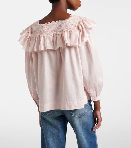 Chloé Bluse aus Baumwolle mit Spitze - Chloe - Modalova