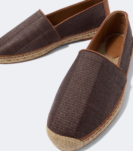 Leather-trimmed espadrilles - Brunello Cucinelli - Modalova