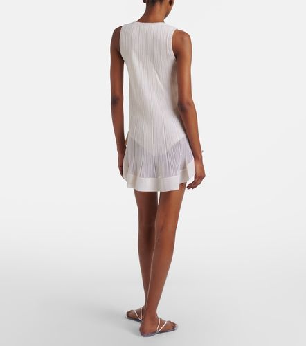Alaia Pleated silk minidress - Alaia - Modalova