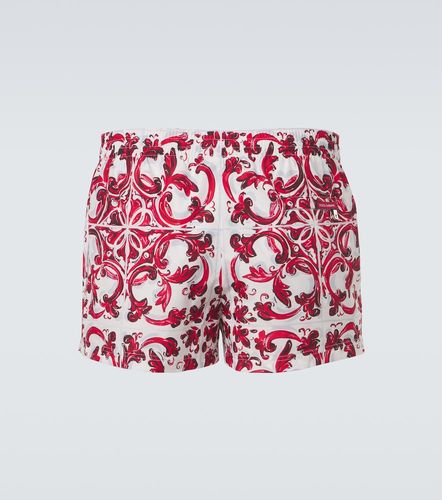 Dolce&Gabbana Majolica swim trunks - Dolce&Gabbana - Modalova