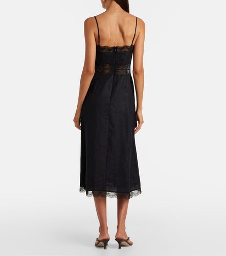 Midikleid Amalina aus Leinen mit Spitze - Staud - Modalova