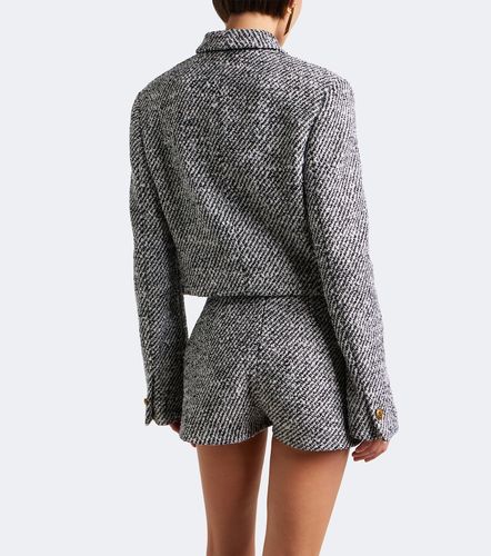 Giacca in misto lana bouclé - Versace - Modalova