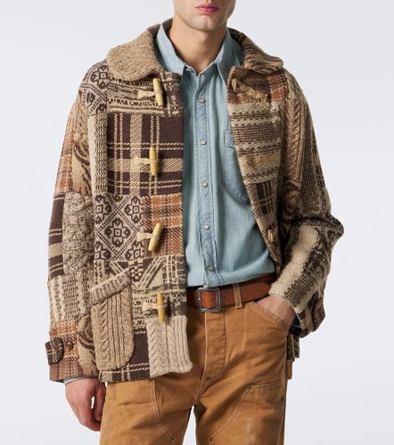Patchwork wool, linen, and silk cardigan - RRL - Modalova