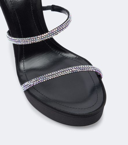 Cleo embellished satin platform sandals - Rene Caovilla - Modalova