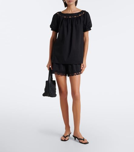Shorts Marilyn in cotone con pizzo - Posse - Modalova