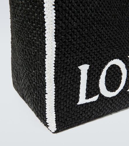 Loewe Logo Large raffia shopper - Loewe - Modalova