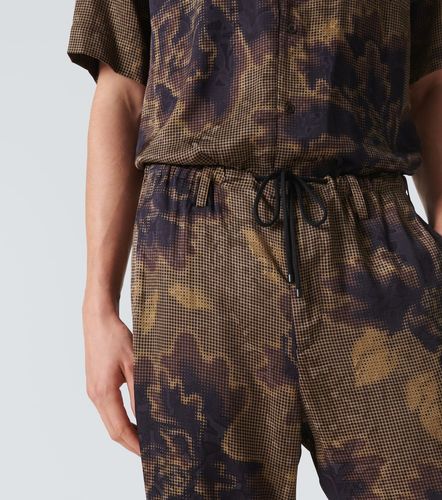 Printed straight pants - Dries Van Noten - Modalova