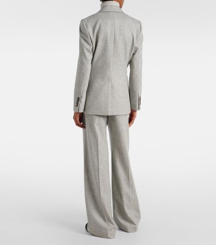 Wool and cashmere flannel blazer - Brunello Cucinelli - Modalova
