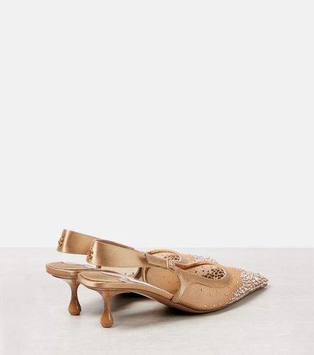 Amel 50 embellished mesh slingback pumps - Jimmy Choo - Modalova