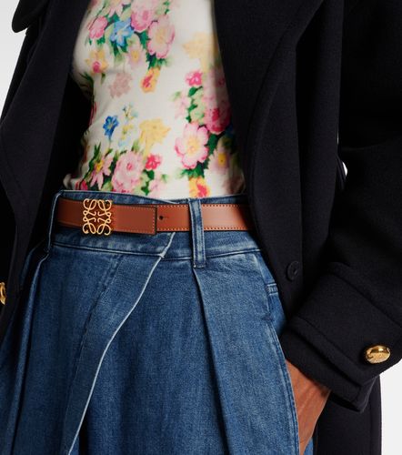Anagram reversible leather belt - Loewe - Modalova