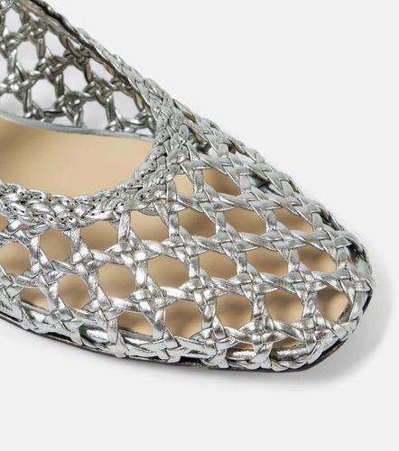 Woven leather Mary Jane flats - Le Monde Beryl - Modalova