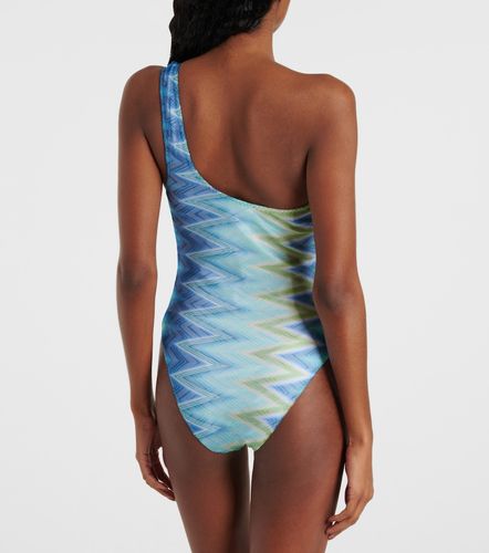 Zigzag one-shoulder swimsuit - Missoni - Modalova