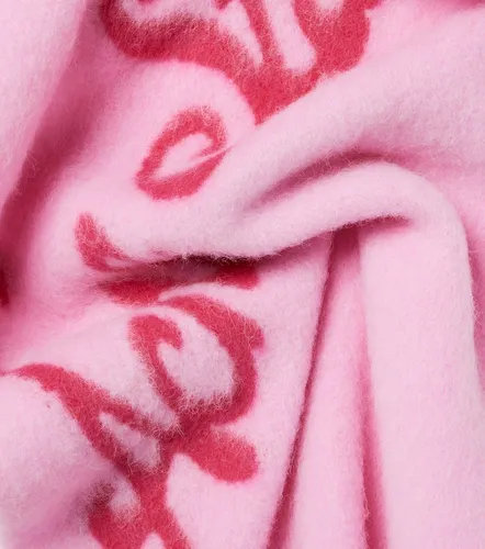 Bufanda en mezcla de alpaca con logo - Acne Studios - Modalova