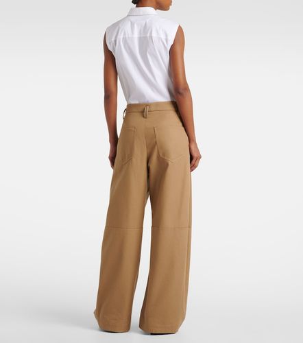 Pantaloni a gamba larga in cotone - Brunello Cucinelli - Modalova