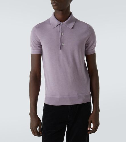 Tom Ford Polo in cashmere e seta - Tom Ford - Modalova